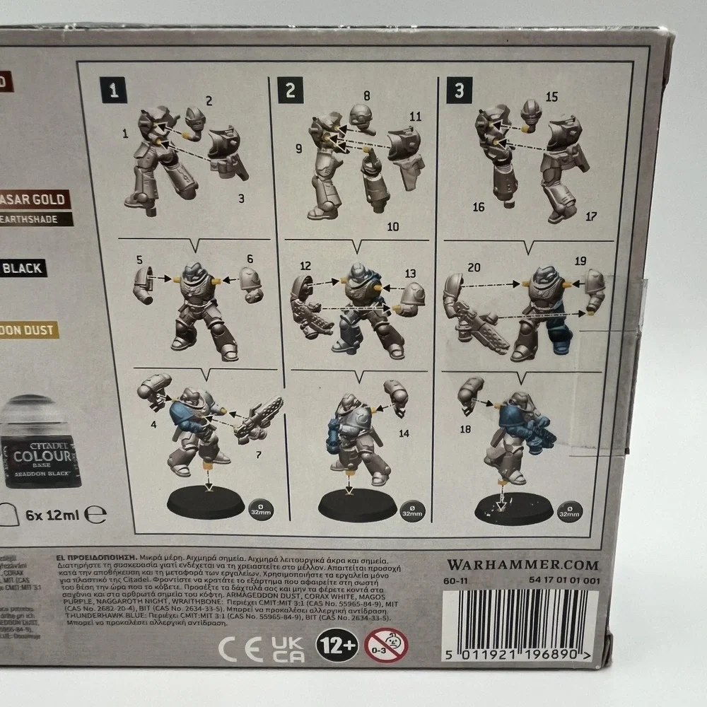 Games Workshop Warhammer 40,000 Space Marines Infernus Marines +‎ Paints Set New